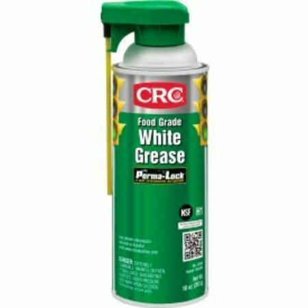 CRC CRC Food Grade White Grease, 10 Wt Oz, Aerosol, Aluminum Complex, White 3038